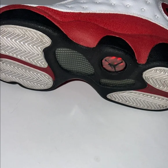 Kids size 6.5Y Jordan 13 Retro Chicago Cherry & White - Picture 3 of 11